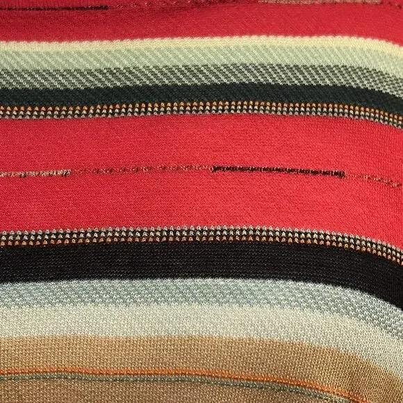 Polo Ralph Lauren Women's Western Aztec Tunic Top Red Striped Small Short Sleeve - Picture 7 of 12